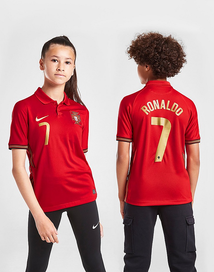 Nike Portugal 2020/21 Ronaldo #7 Home Shirt Junior